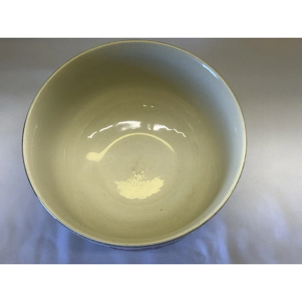 Hall's Superior Quality Ceramic Nesting Mixing Bowls (3) Red Poppy Cottagecore